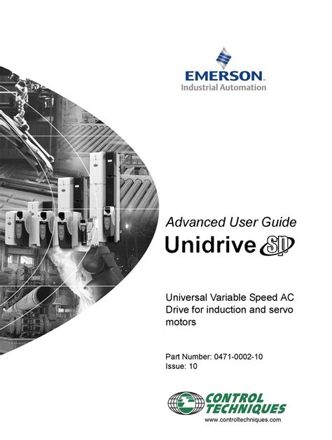 emerson unidrive sp instructions